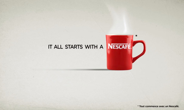 It all starts with a Nescafe