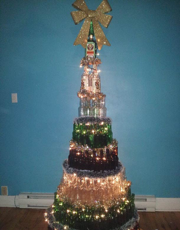 Christmas Beer Tree
