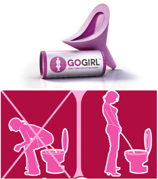 gogirl invention gadget femme uriner debout