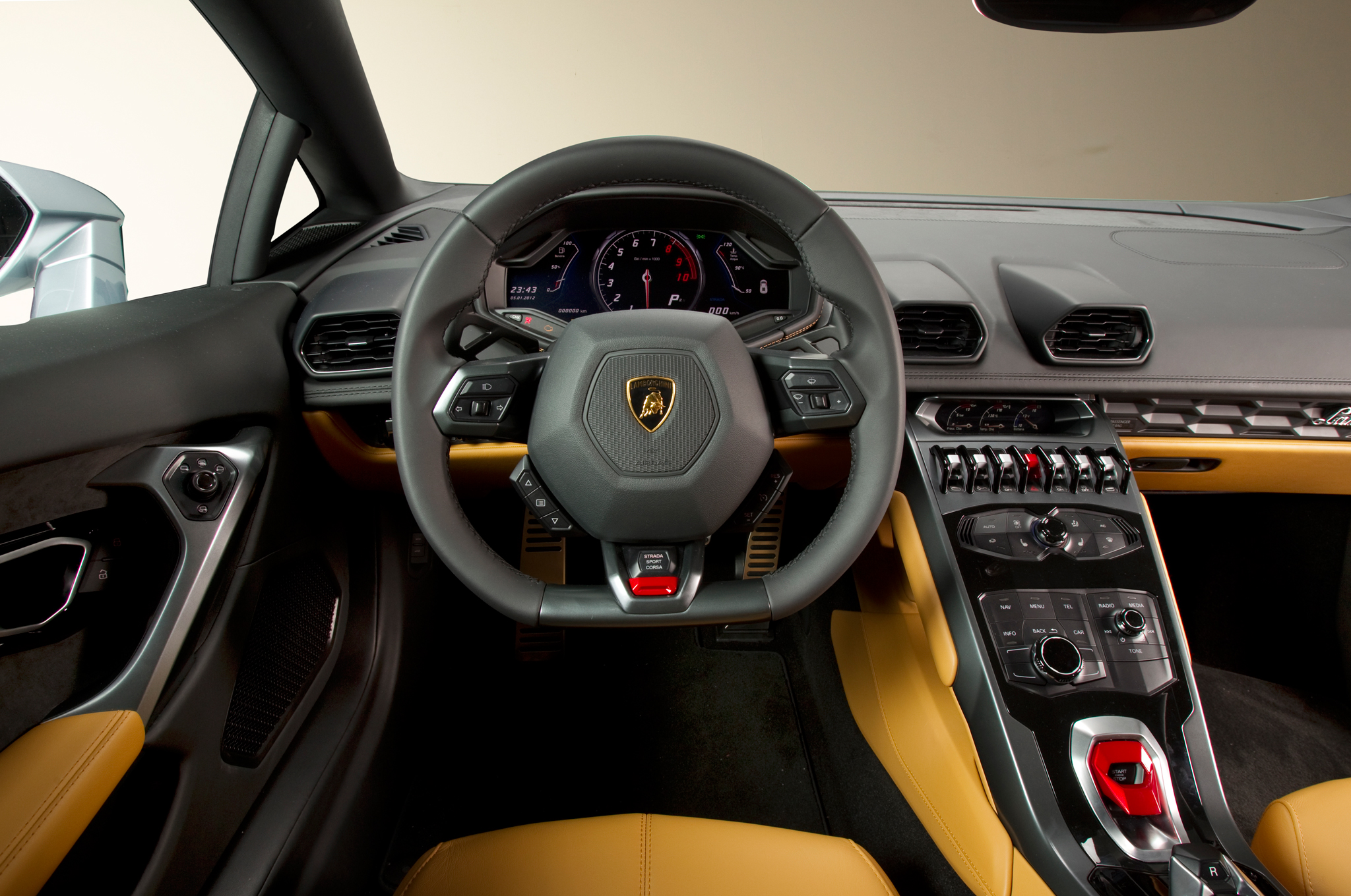 Lamborghini Huracan 2015 intérieur