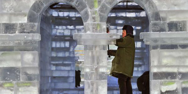 Festival scultures neige et glace harbin chine spectaculaire
