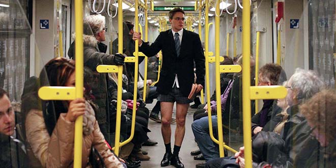 No pants Subway Ride 2014 event paris 