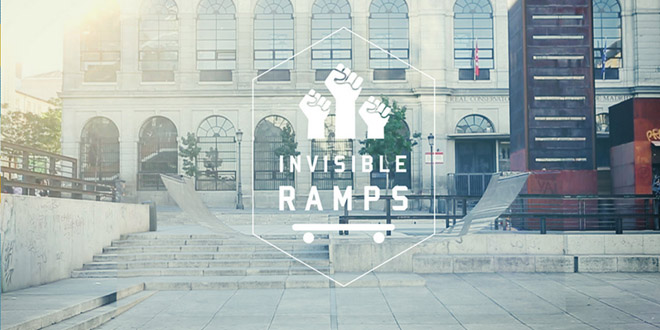 nomad skateboard invisible rampes