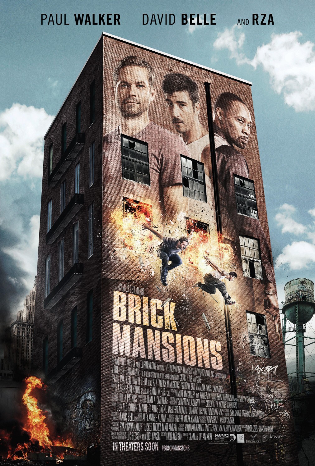 affiche poster film brick Mansions paul walker