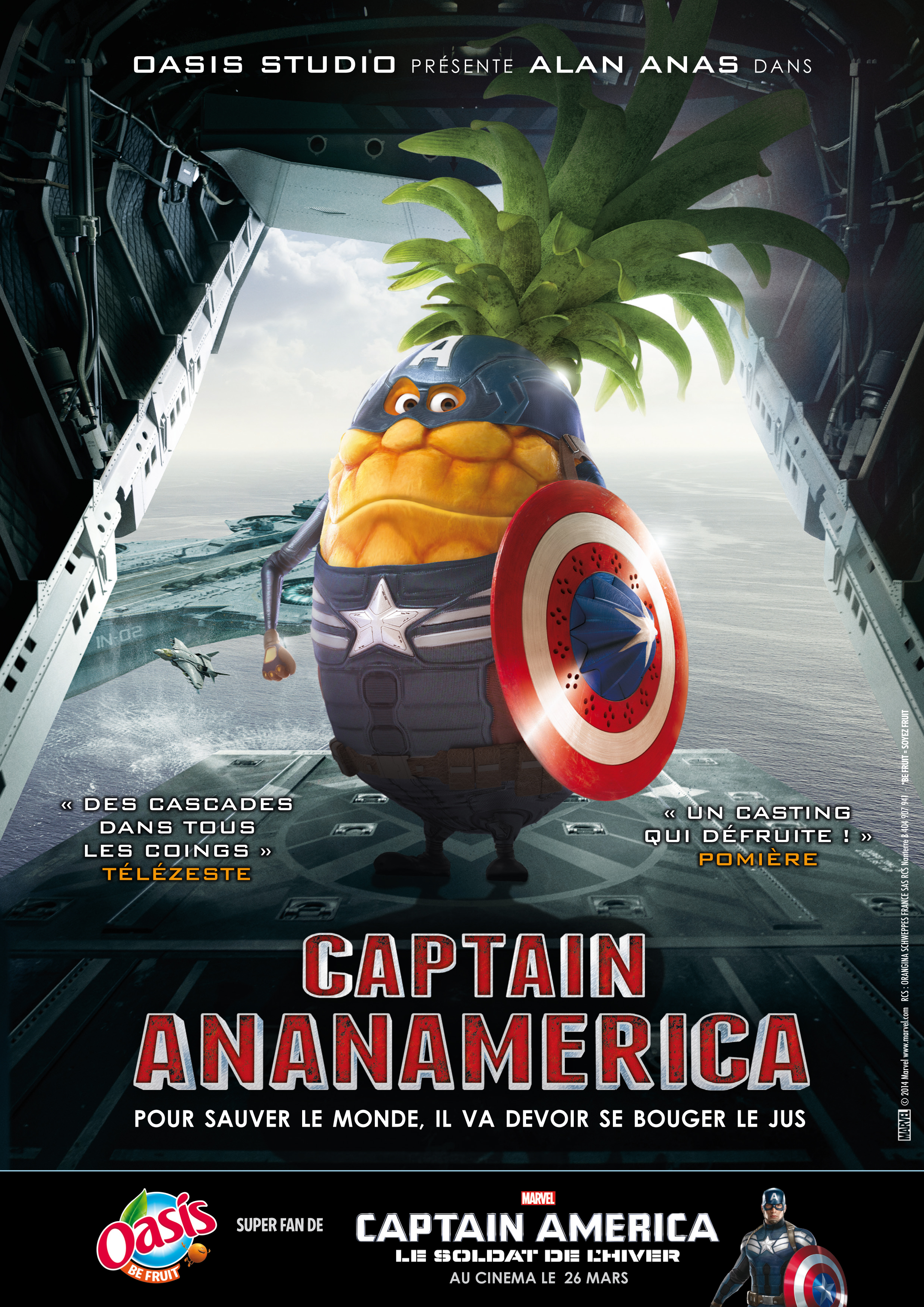 affiche captain ananamerica