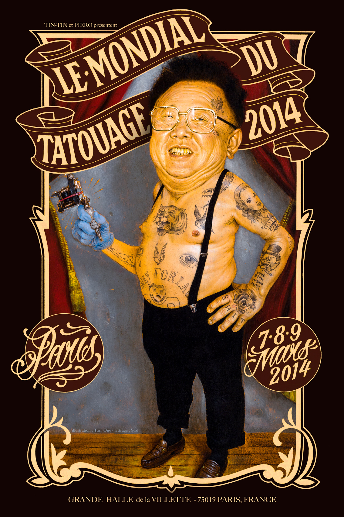 mondial du tatouage 2014 à la grande halle de la villette