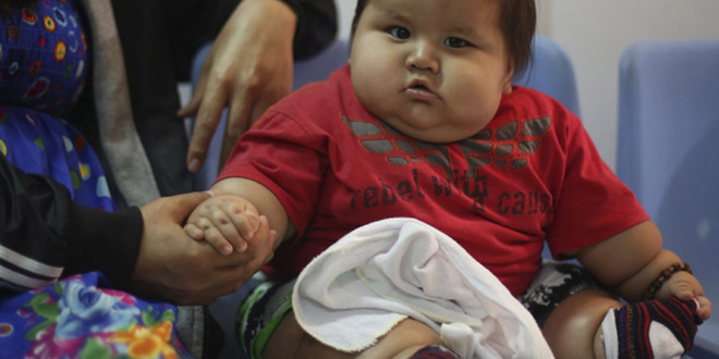 santiago bebe obese