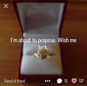 proposition de mariage