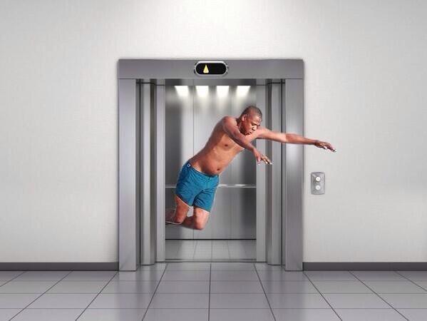 jay z dans l'ascenseur