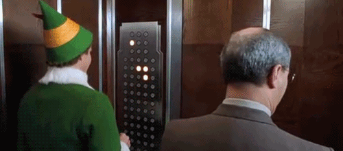 gif ascenseur fou