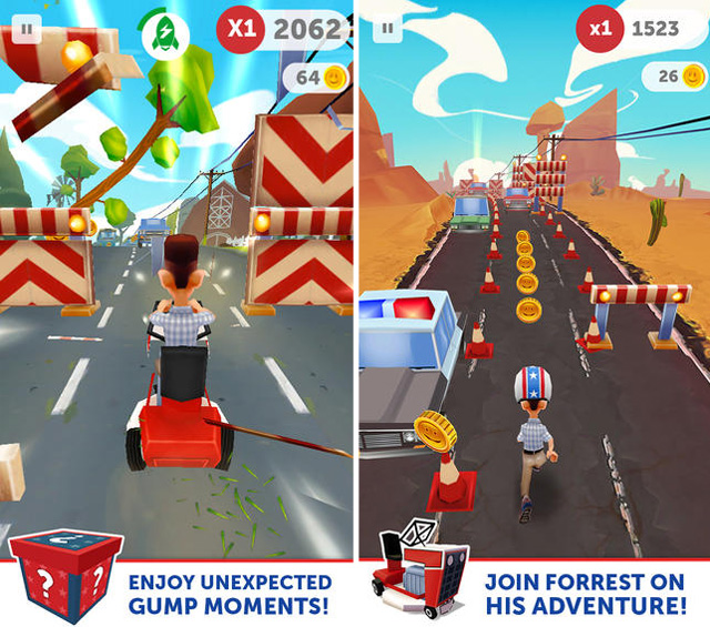 forrest run jeu video ios android