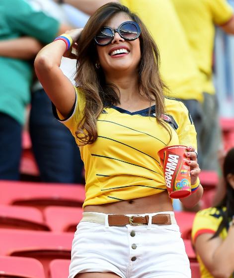 Les plus belles supportrices de la coupe du monde 2014 colombie