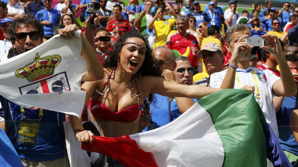 Les plus belles supportrices de la coupe du monde 2014 Italie