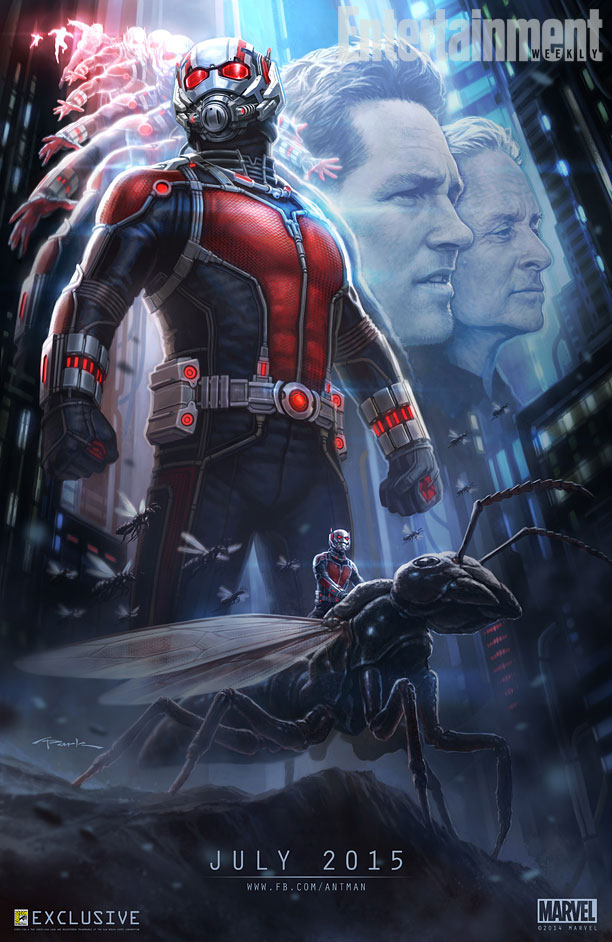 ant-man film poster marvel comic con 2014 infos news