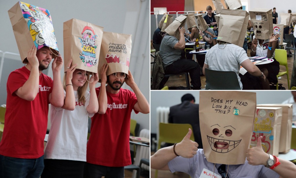 Bags of fun? Speed dating with concealed faces sweeps London.