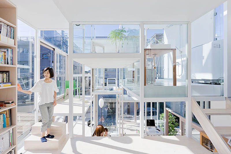 top maisons insolites transparent japon appartement