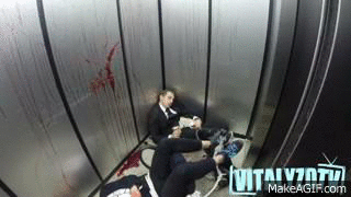 gif elevator murder prank