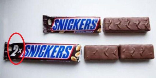 size snickers