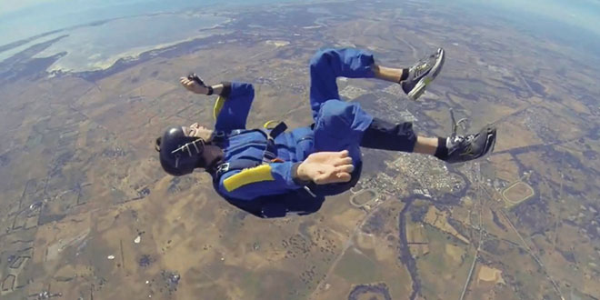 australien malaise chute saut parachute fail