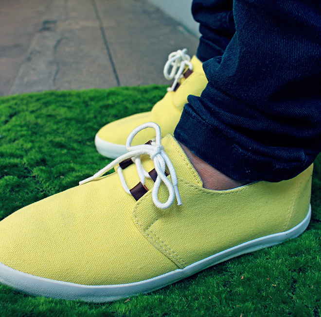smoothy shoes jaune citron
