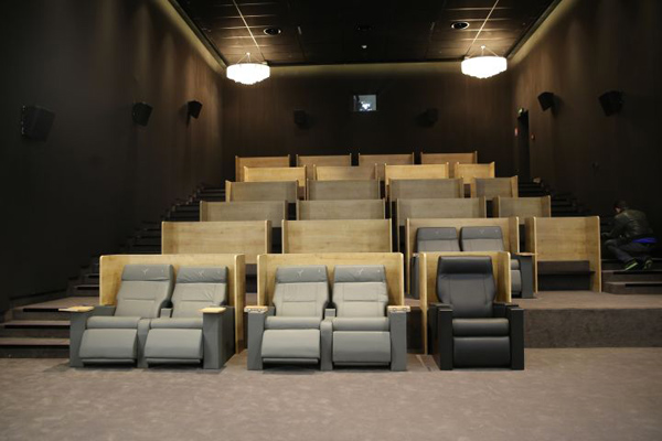 salle de cinéma première classe