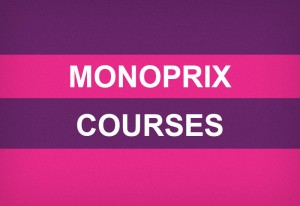 Monoprix application courses