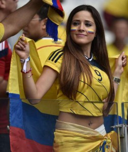 Les plus belles supportrices de la coupe du monde 2014 colombie