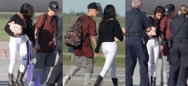 Justin Bieber & Selena Gomez Jelena canada aeroport 2014