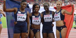 filles france course 4 x100m