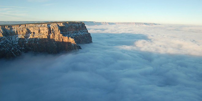 grand canyon nuages