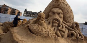 sable sculpture pirates des caraibes