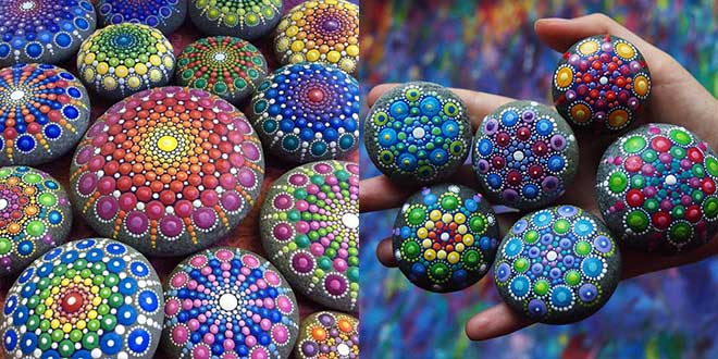 art-mandala-peinture-pierre-couleurs