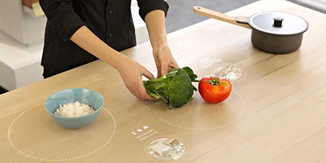 table-intelligente-concept-kitchen